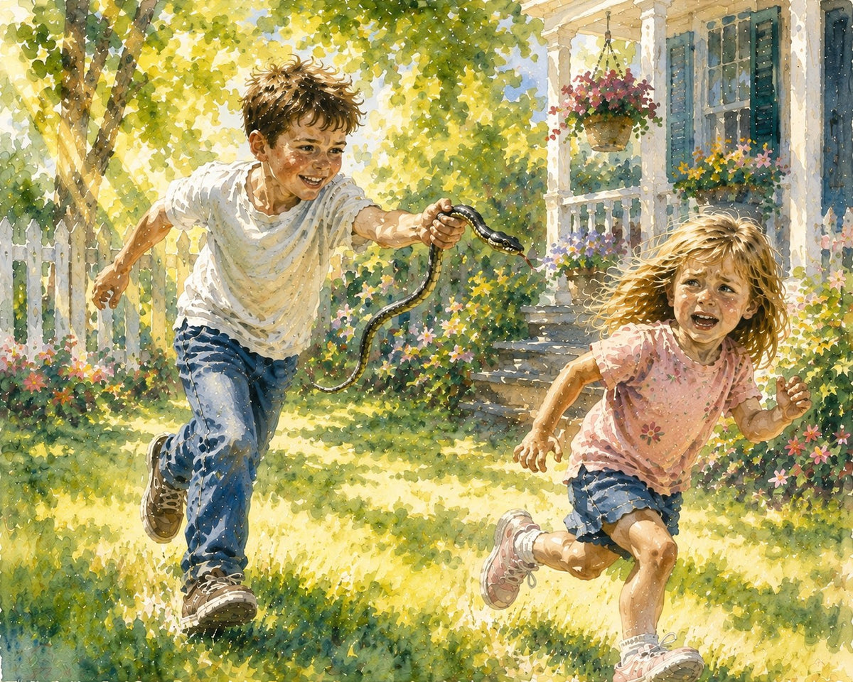 The Great Garter Snake Chase