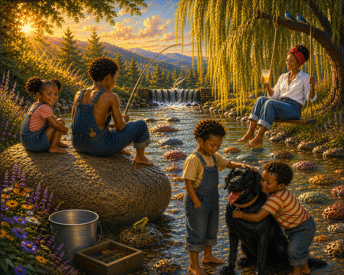 Fishing at the Creek