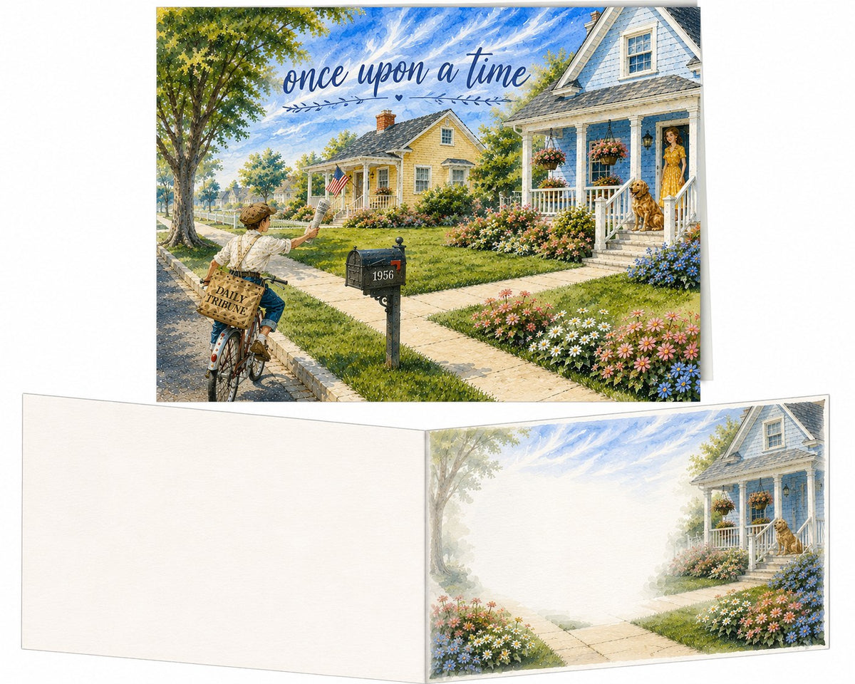 Bicycle and Mailbox Morning