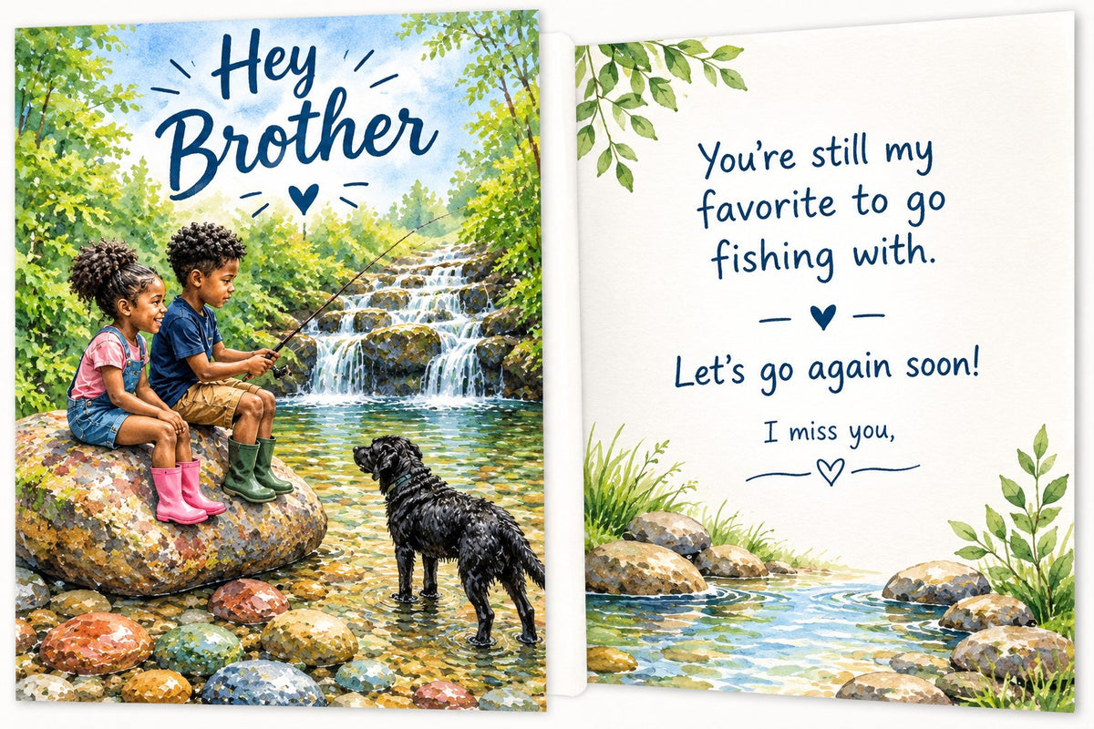 Hey Brother, Let's Go Fishing