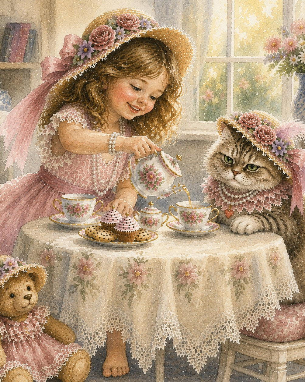 Tea Party with Kitty