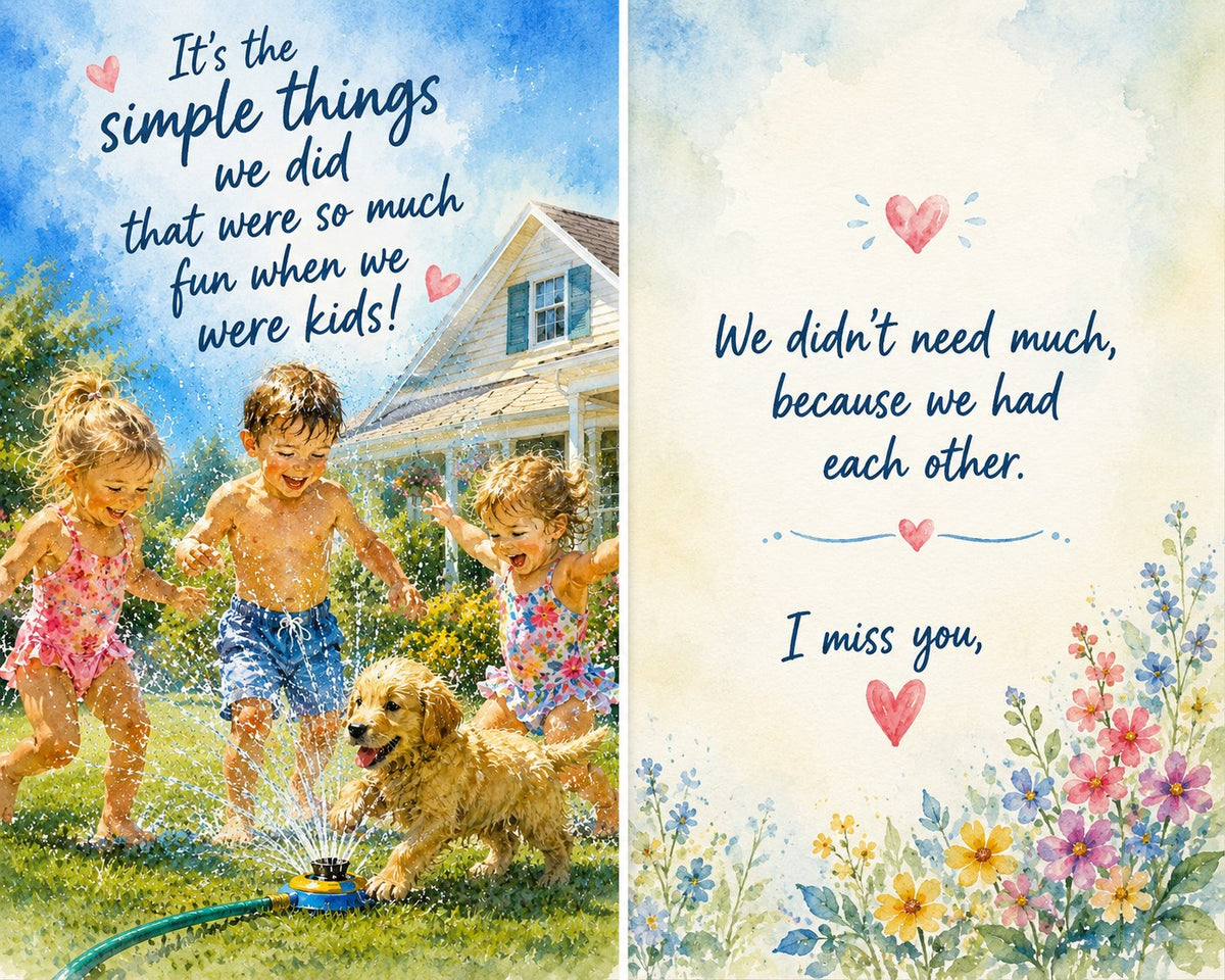 The Simple Things We Did