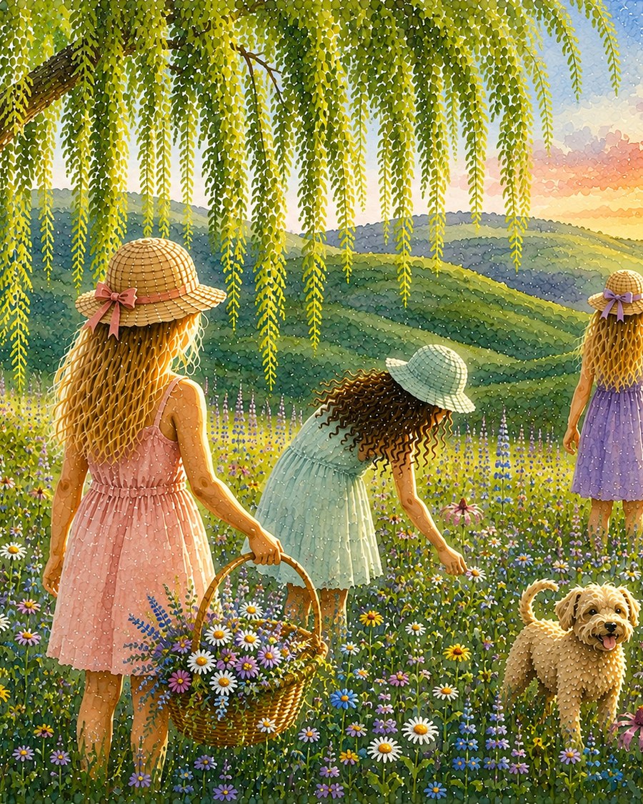 Wildflower Meadow Sisters